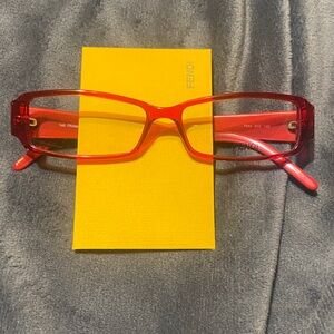 Fendi Vibrant Red Eyewear